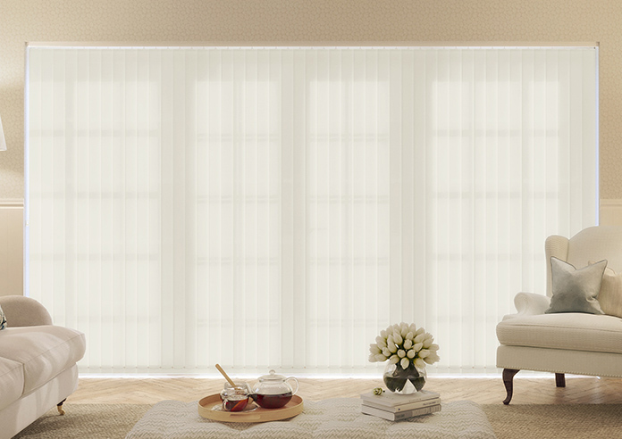 Amalfi, Warm Cream - Vertical Blind - Image 6